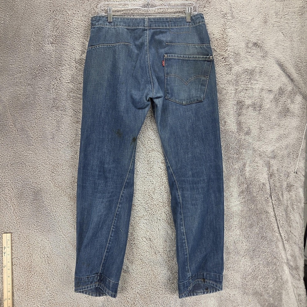 Vintage Levis Engineered Jeans Mens Blue Twisted One Pocket Zip Fly Fits 31x28
